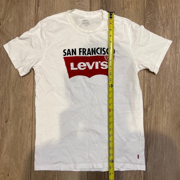 LEVI'S Men's San Francisco Tee Size S In White - Picture 6 of 8